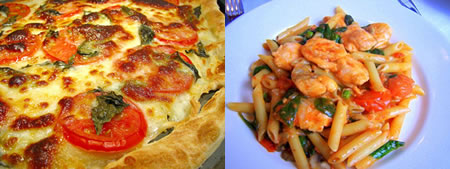 pizza and pasta